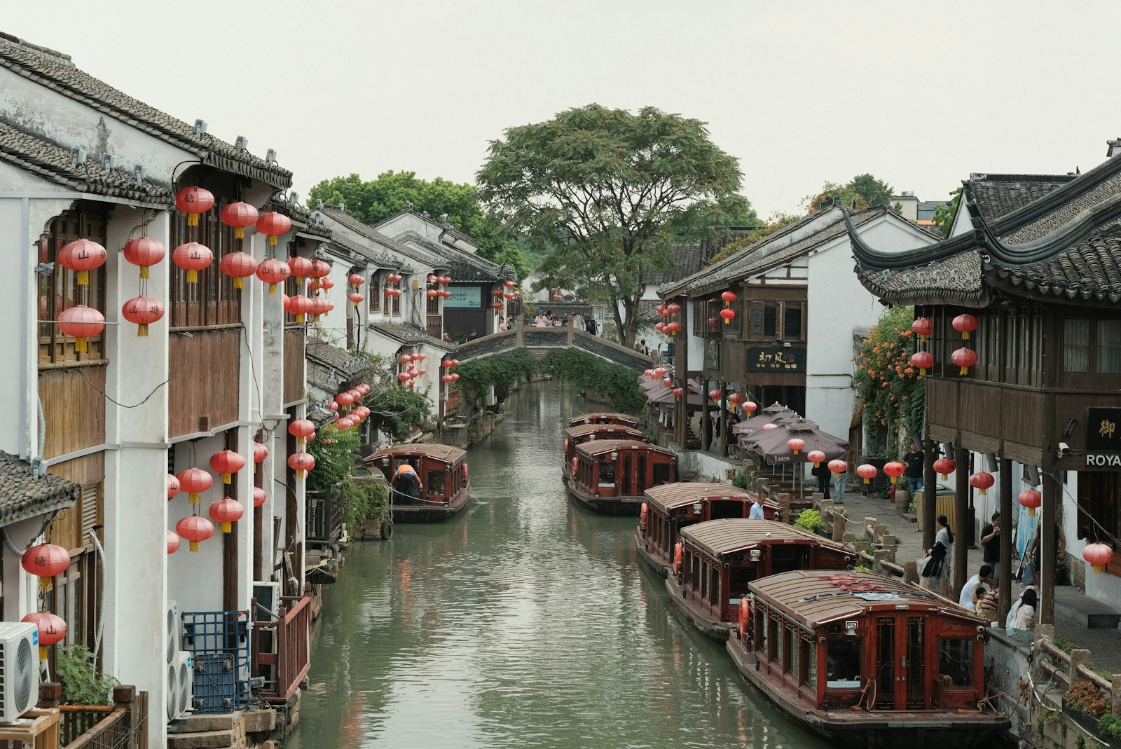 Traditional canal town in Suzhou