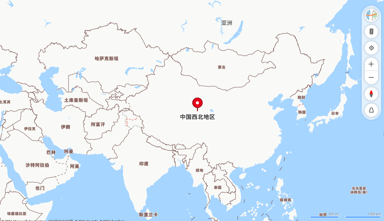 Map location for Shanhe Roaming service area